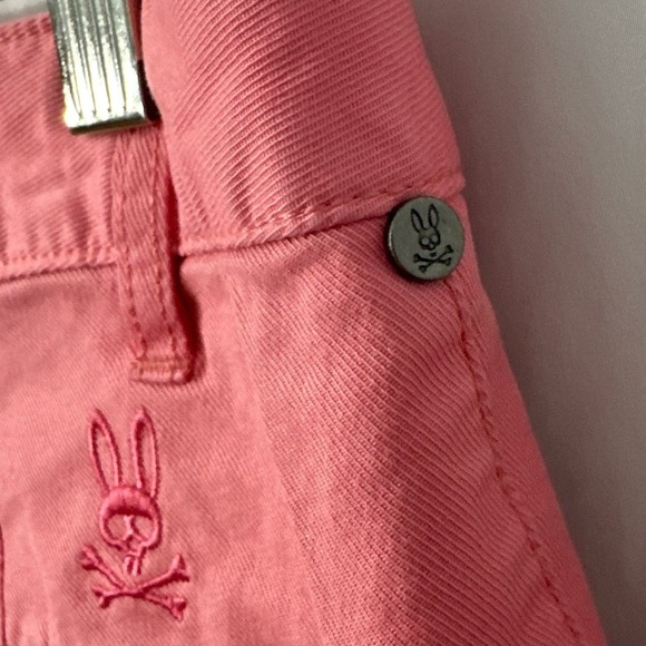Psycho Bunny Wills Pants Men’s 30 x 32 Chino Trousers Winter Rose Pink - Picture 13 of 14